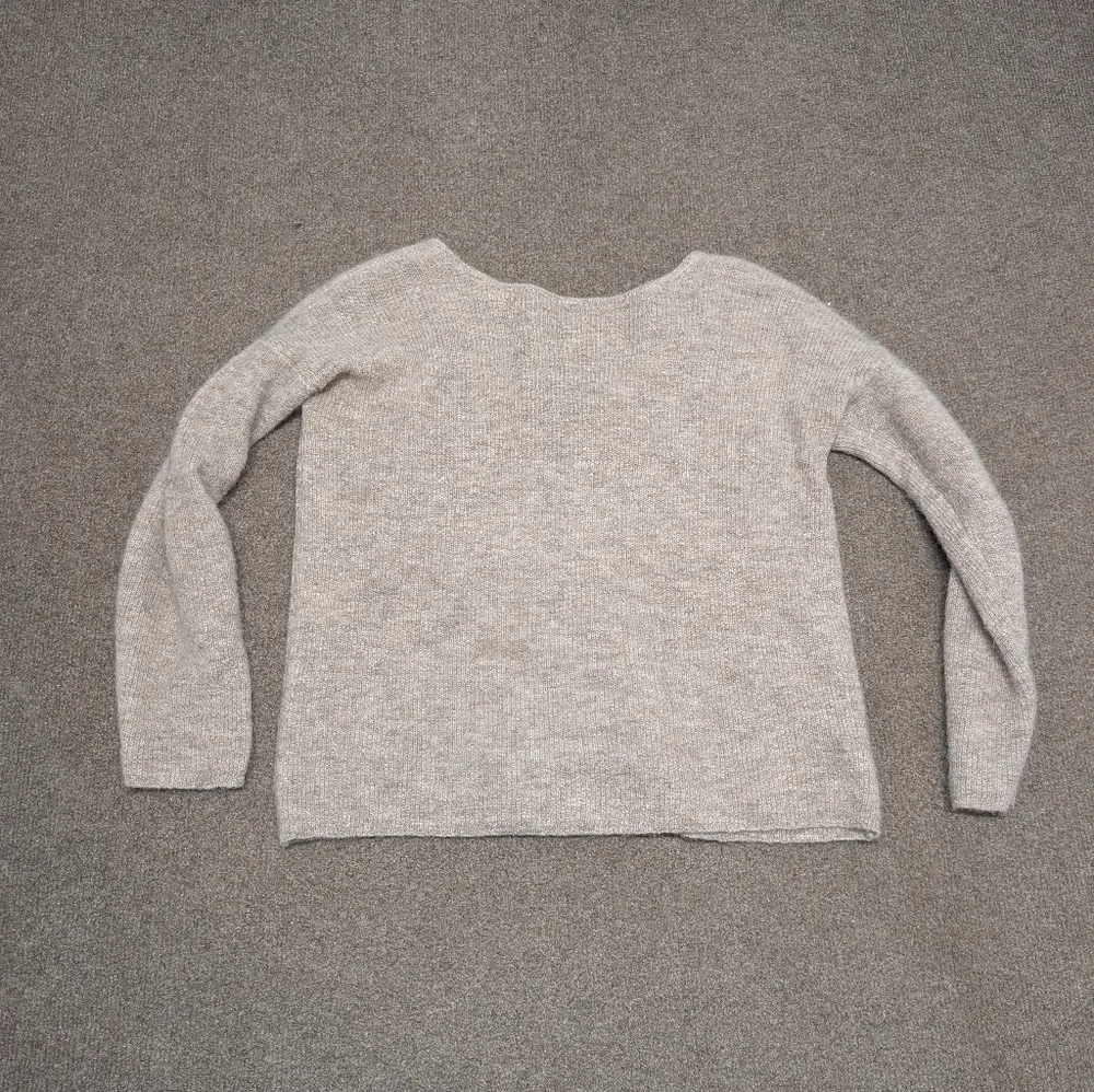 La Mailee Sezane Paris Knit Mohair Alpaca V-Neck Cardigan (Women's Medium) - Picture 4 of 9